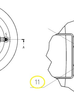 Suspension Fumus (V02) l=260 mm